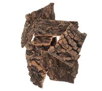 MUELODSIC 14pcs Natural Wood Reptile Substrate with Decorative Bark for Bearded Dragon and Lizard Terrariums, Lightweight Coffee- Material Providing Unique Hide and Resting Spaces, for DIY