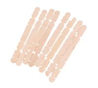 MUELODSIC 150PCS Wooden Craft Sticks DIY Popsicle Sticks for Handmade Decorations Smooth Burlywood Sawtooth Wood Material for Classroom Party and Group Craft Projects