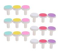 MUELODSIC 18pcs Electric Nail File Replacement Pads Safe Nail Grinding Heads for Smooth Trimming Compatible with Standard Electric Tools Mixed Color