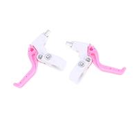 MUELODSIC 1pair Boy Girl's Bicycle Brake Handle Brake Levers for Diameter Handlebars Essential Cycling Parts for Boy Girl Design Pink
