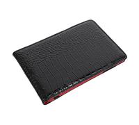 MUELODSIC 1Pc Golf Pattern Scorebook Cover Durable Light Protector for Notebooks for Writers and Travelers Black Imitation Design