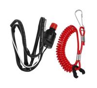 MUELODSIC 1set Boat Engine Start Push Button Switch Engine Lanyard Control for Propeller Motors Durable and Easy to Install Ignition Stop Switch for Safe Operation