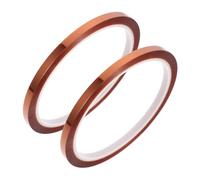 MUELODSIC 2 Rolls Heat Resistant Sublimation Adhesive Tape Polyimide Film Double-sided Tape for Heat Press Transfer Thermal Printing and DIY Crafts