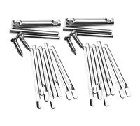 MUELODSIC 2 Sets 8-keys Diy Kalimba Thumb Piano Portable Finger Piano Music Instrument for Beginners Adults Boys Girls Mini Mbira and Travel