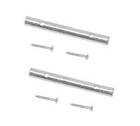 MUELODSIC 2 Sets Electric Guitar String Retainer Bars Chrome Press String Rods Tension Device for Headstock Professional Guitar Accessories