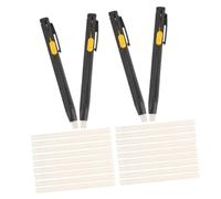 MUELODSIC 2 Sets Invisible Air Erasable Fabric Marking Pens with Replaceable Refills for Sewing Quilting Embroidery Precise Washable Tailor Chalk Pencils Safe Textiles