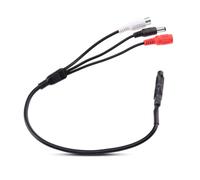 MUELODSIC 2 Sets Professional Sound Pick-up Audio Monitoring Microphone Pickup with Built Active Sound Reader Compact Design Easy Installation Suitable for Recording and Monitoring