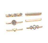 MUELODSIC 2 Sets Silicone Watchband Decorative Rings Charms for Wristwatch Strap Stylish Metal Loops for Silicone and Other Bands Elegant Watch Strap Ornaments