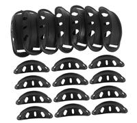 MUELODSIC 20 Pcs Helmet Chin Pads Plastic Chin Rest Attachment for Hard Hats Easy Install Versatile Protection for Work Sports Activities