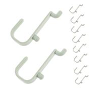 MUELODSIC 20 pcs Plastic Pegboard Hooks for Kitchen and Home Storage Space-Saving Wall Hanging Pegboard Accessories Multi-Functional Hooks for Utensils and Small Tools