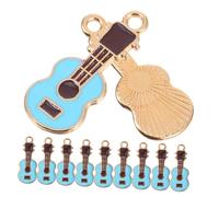 MUELODSIC 20Pcs Guitar Charms Decorative Music Pendant Charms for Jewelry Making Unique Design for Bracelets and Necklaces Fade Resistant Craft Supplies for DIY Music Lovers