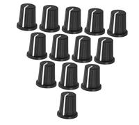 MUELODSIC 20pcs Potentiometer Knobs with Plum Handle for Precise Audio Mixer Volume Control Smooth Rotary Caps Compatible with Dj Console and Band Switches