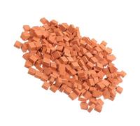 MUELODSIC 210pcs Scale Miniature Bricks for Dollhouse Garden Accessories Realistic Red Clay Texture Blocks Building Bricks for Micro Landscape Handmade Craft Ornament