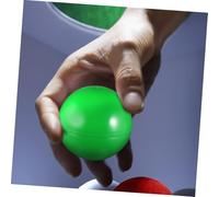 MUELODSIC 25 Pcs Hollow Plastic Raffle Drawing Balls Green Reusable Lottery Game Props for Home Party Capsule Sphere with Openable Design for Notes