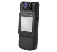 MUELODSIC 2k Wifi Body Camera with 1.6-inch Screen, Long Battery Life Sports Video Recorder with Back Clip for Outdoor Security and Law Enforcement, Black, Dc5.00v Compatible