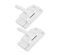 MUELODSIC 2pair Sliding Window Sash Locks for Single Hung and Double Hung Windows Left and Right Usable with White Side Design for Enhanced Security