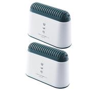 MUELODSIC 2Pcs Activated Charcoal Refrigerator Deodorant Box Reusable PP Material Odor Absorber for Fridge Freezer Cooler Non-toxic Freshener with Physical Adsorption for Air Purification