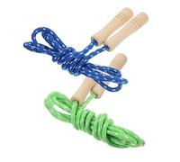 MUELODSIC 2Pcs Adjustable Elastic Jump Rope for Non Slip Grip Fitness Bands Portable Outdoor Indoor Exercise for Endurance Building and Calorie Burning