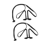 MUELODSIC 2pcs Adjustable Hanging Neck Microphone Holder Stable Portable Mic Stand for Magicians Hosts Singers Stage Performers Clip for Events