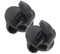 MUELODSIC 2pcs Adjustable Microphone Arm Clamps with Rotatable Mic Holder Clips for Boom Arm Desk Mount Portable Lightweight Mic Accessories for Studio Stage Band Practice