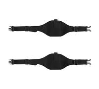 MUELODSIC 2Pcs Adjustable Microphone Waist Bag for Fitness Instructors - Sports Mic Belt Pack with Phone Holder, Lightweight Running Waist Pouch for Gym Training and Aerobics