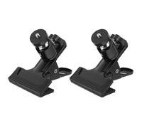 MUELODSIC 2pcs Aluminum Alloy Desk Clamp Camera Mount Holder for Webcam Ring Light and Phone, Metal Clip Mount for Security Camera and Photography Accessories