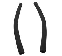 MUELODSIC 2pcs Baby Stroller Handlebar Covers Soft Sponge Grip, Protective Pushchair Armrest Sleeves for Comfortable Non-Slip Use, Universal Black Foam Hand Covers for Pram Accessories