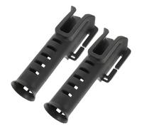 MUELODSIC 2pcs Band Fishing Rod Stand Fishing Pole Holder Stick Rack Pole Holder for Bank Rod for Bank Surf Tool Plastic Black