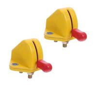MUELODSIC 2pcs Battery Disconnect Switch for Motorcycles Tricycles Scooters Agricultural Vehicles Quick Emergency Power Cut Off Isolation
