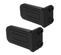 MUELODSIC 2pcs Black Electric Vehicle Footpegs Aluminum Alloy Replacement Foot Pegs Mountain Bikes Pedals Motorcycle Footrests Pedal