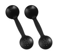 MUELODSIC 2Pcs Black Plastic Eye Occluder for Optometric Exams, Reusable Face-Fitting Eyesight Shield, Eye Test Instrument for Professional Vision Screening and Optometry Use