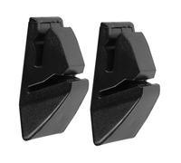 MUELODSIC 2pcs Car Parking Ticket Holder Abs Self-adhesive Clips for Dashboard and Center Console Easy to Install Car Notepad Holder Compatible with Various Models