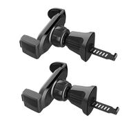 MUELODSIC 2pcs Car Phone Holder Rotatable Air Vent Mount for Dashboard Cellphone Cradle with Stable Grip Heat-resistant Plastic for Safe Driving and Navigation