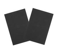 MUELODSIC 2Pcs Carbon Felt Fire Resistant Mat High Purity Graphite Soft Insulation Blanket 205×100×2.5Mm Heat Resistant Welding Fireproof Pad for Furnace Kiln Protection