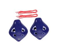 MUELODSIC 2pcs Ceramic Ocarina C Key Small Musical Instruments for Beginners and Experienced Players Mini Ocarinas for Performances and Group Jam Sessions Easy to Clean