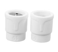 MUELODSIC 2pcs Ceramic Tig Welding Torch Cups with Precision Machined Nozzles for Argon Arc Welding Wear-Resistant Accessories Suitable for Aerospace Automotive and Industrial Use