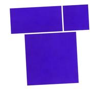 MUELODSIC 2pcs Cobalt Glass Sheet Chemistry Cobalt Glass Plate Labs Experiment Flame Color Reaction Accessory School Physical Supply Experiment Device Filter Blue