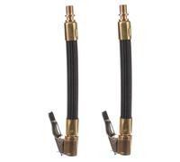 MUELODSIC 2PCS Copper Tire Inflator Extension Hose High-Pressure Air Pump Tube Quick Inflation Chuck Adapter Connector for Car Maintenance and Wear-Resistant