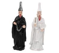 MUELODSIC 2Pcs Creepy Mythical Resin Figures for Sand Tray Therapy Gothic Sand Table Decor for Psychological Counseling and Educational Training