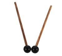 MUELODSIC 2pcs Durable Rubber Head Mallets for Xylophone Glockenspiel Marimba Comfortable for Marching Band Professional Musicians High Performance Bass Drum Mallets