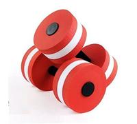MUELODSIC 2pcs EVA Swimming Dumbbells for Water Aerobics and Pool Fitness Ergonomic Floating Barbells with Low Water Absorption Comfortable Grip Aquatic Exercise Equipment for Men and Women