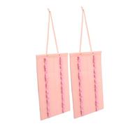 MUELODSIC 2pcs Felt Karate Belt Display Holder Collapsible Hanging Drumstick Organizer Bag for Studio Dojo Lightweight Storage for Martial Arts Equipment