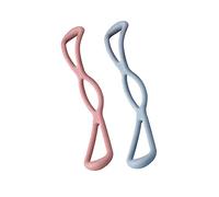 MUELODSIC 2PCS Figure Yoga Stretch Bands for Shoulder Neck and Chest Expansion Elastic Resistance Belts for Fitness Bodybuilding Physical Therapy Compact and Portable Workout Straps