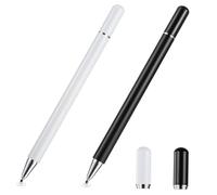 MUELODSIC 2pcs Fine Tip Capacitive Touch Screen Stylus Pen for Phone and Tablet Lightweight Smooth Touch with Flexible Silicone Tip High Precision Drawing and Writing Tool Compatible with