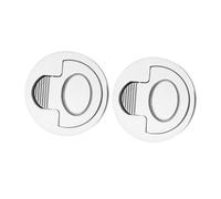 MUELODSIC 2pcs Flush Pull Ring Handles Stainless Steel Recessed Lift Latches for Yacht Hatch Deck Plate Floor Pull Ring Boat and Rv Hardware