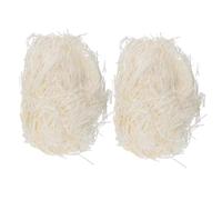 MUELODSIC 2pcs Hamster Paper Scraps Bedding Beige 100g Pack Soft Cushioning Material Pet Mat Accessories for Small Pets Nesting Supplies