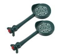 MUELODSIC 2pcs Hamster Sand Bath Shovel and Poop Scooper, Plastic Mini Cage Cleaning Tool for Small Pets, Hamster and Chinchilla Toilet Cleaner Scoop for Sand Bath and Litter Box Maintenance