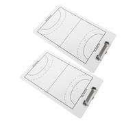 MUELODSIC 2pcs Handball Tactical Boards Dry Erase Writing Clipboards Lightweight Portable Match Supply for and Training