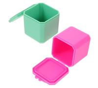 MUELODSIC 2pcs Leakproof Silicone Sauce Containers Portable Dressing Cups for Lunch Box Food-grade Silicone Condiment Storage Pink Light Green for Picnic Bbq Kitchen Use