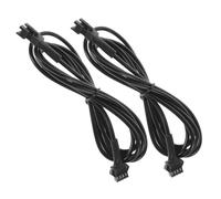 MUELODSIC 2pcs LED Motorcycle Lights Extension Cable Durable PVC Car Light Kit for Neon Illumination Extension